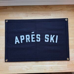 Apres Ski Felt Banner
